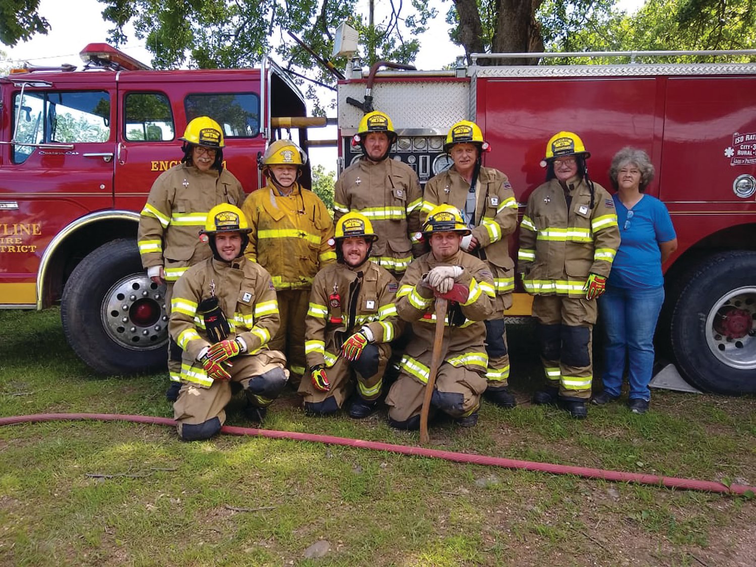 Members of the Skyline Volunteer Fire Department.